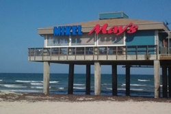 Mikel May's Beach side Bar and Grill, dog friendly restaurant in Corpus Christi, dogs allowed restaurant Corpus Christi, Texas